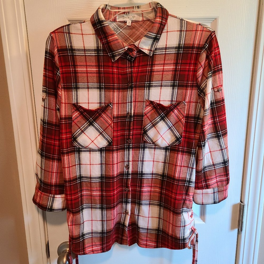 Eden & Olivia Flannel Top